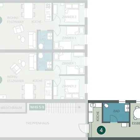 Lägenhet Timmenhus - Neue Im Historischen *